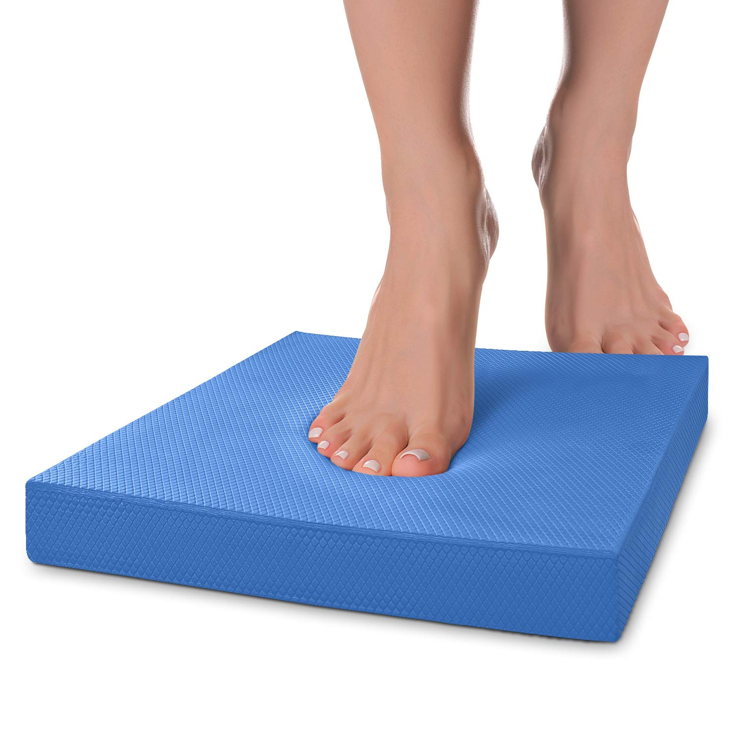 Tilpasset Logo Fleksibel Foam Øvelse Penslet Fitness Balance Pad Matte