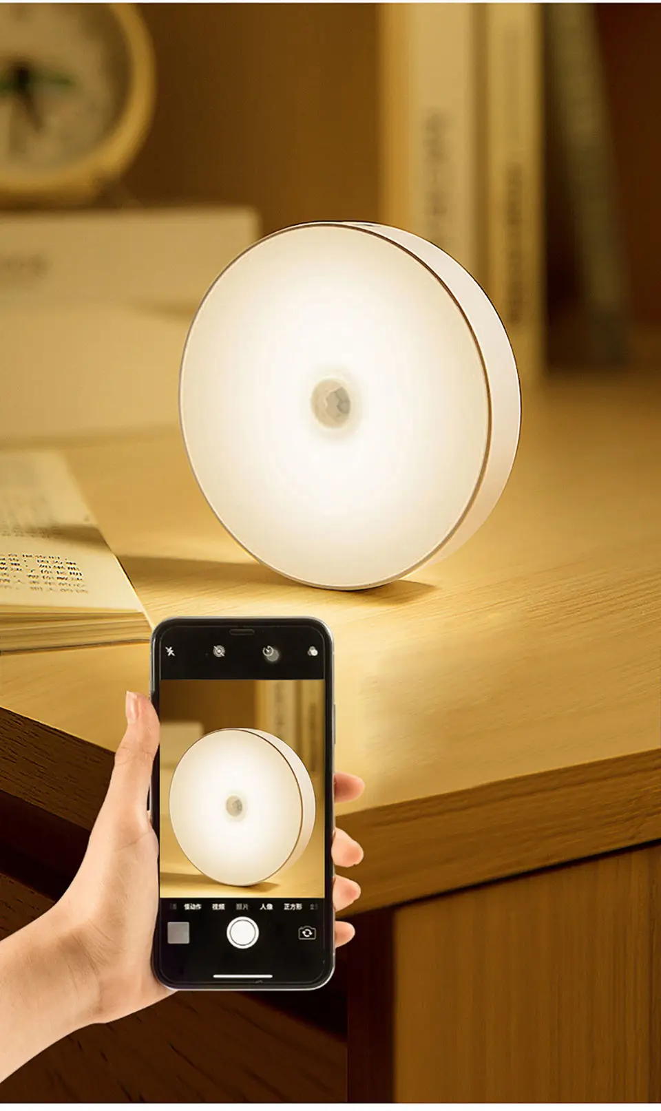 motion sensor light rgb night light usb rechargeable led lamp home room decoration ambient lights -8