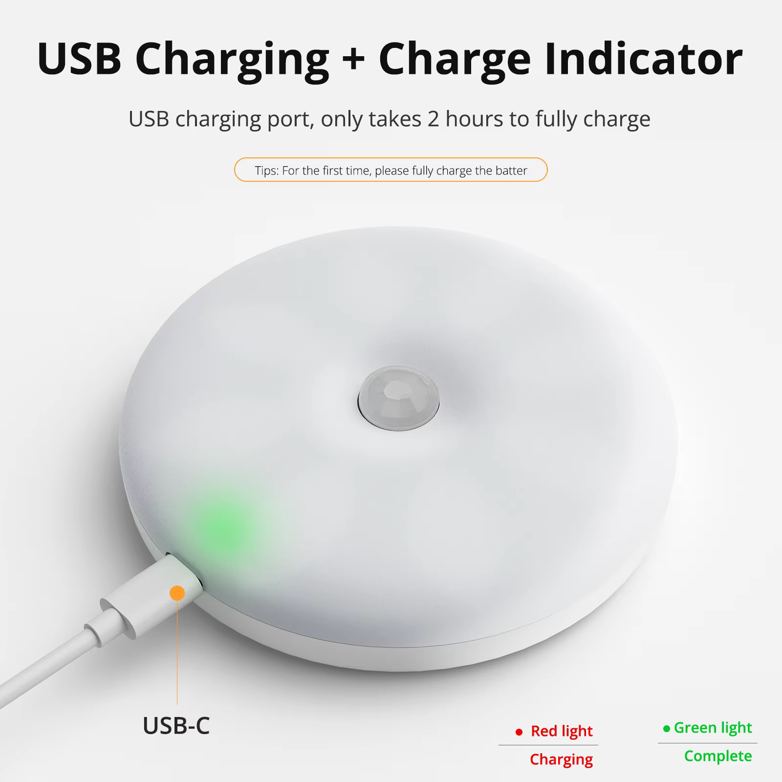 battery powered night light display round mini cabinet motion sensor wardrobe led kitchen under cabinet closet puck light-4