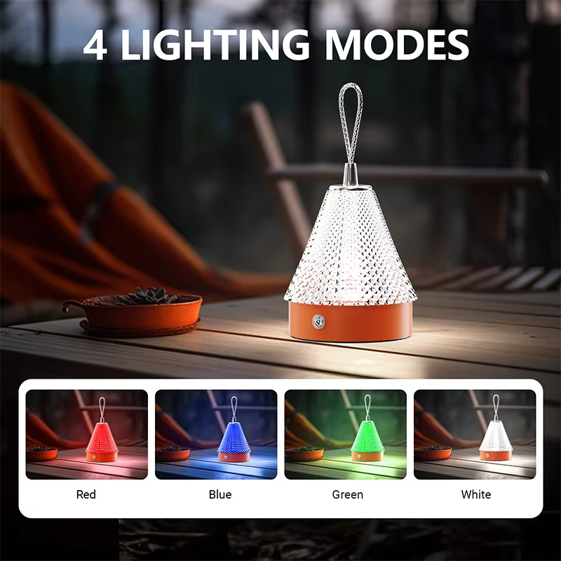 Outdoor Camping Style Horn-Type Satchel Lamp Tpyc-C Rechargeable Home Emergency Lighting Fixtures Can Be Used over 6-15 Hours