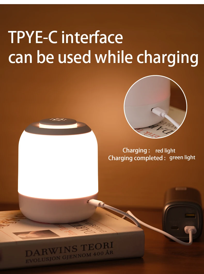 touch lamp night lights usb led table lamp bedside lamp bedroom lamp with touch sensor portable read book lights for kids gifts-8