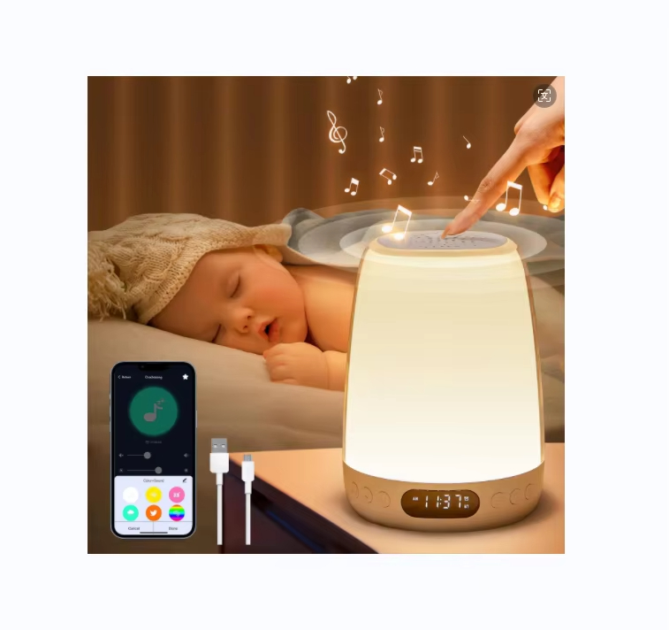 RGB Color Lighting for Baby Nursery Night Light Sound Sleep Machine Portable White Noise Machine