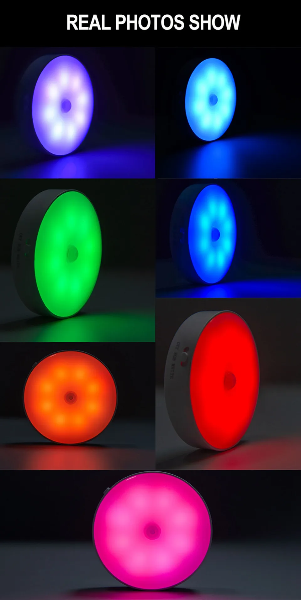motion sensor light rgb night light usb rechargeable led lamp home room decoration ambient lights -7