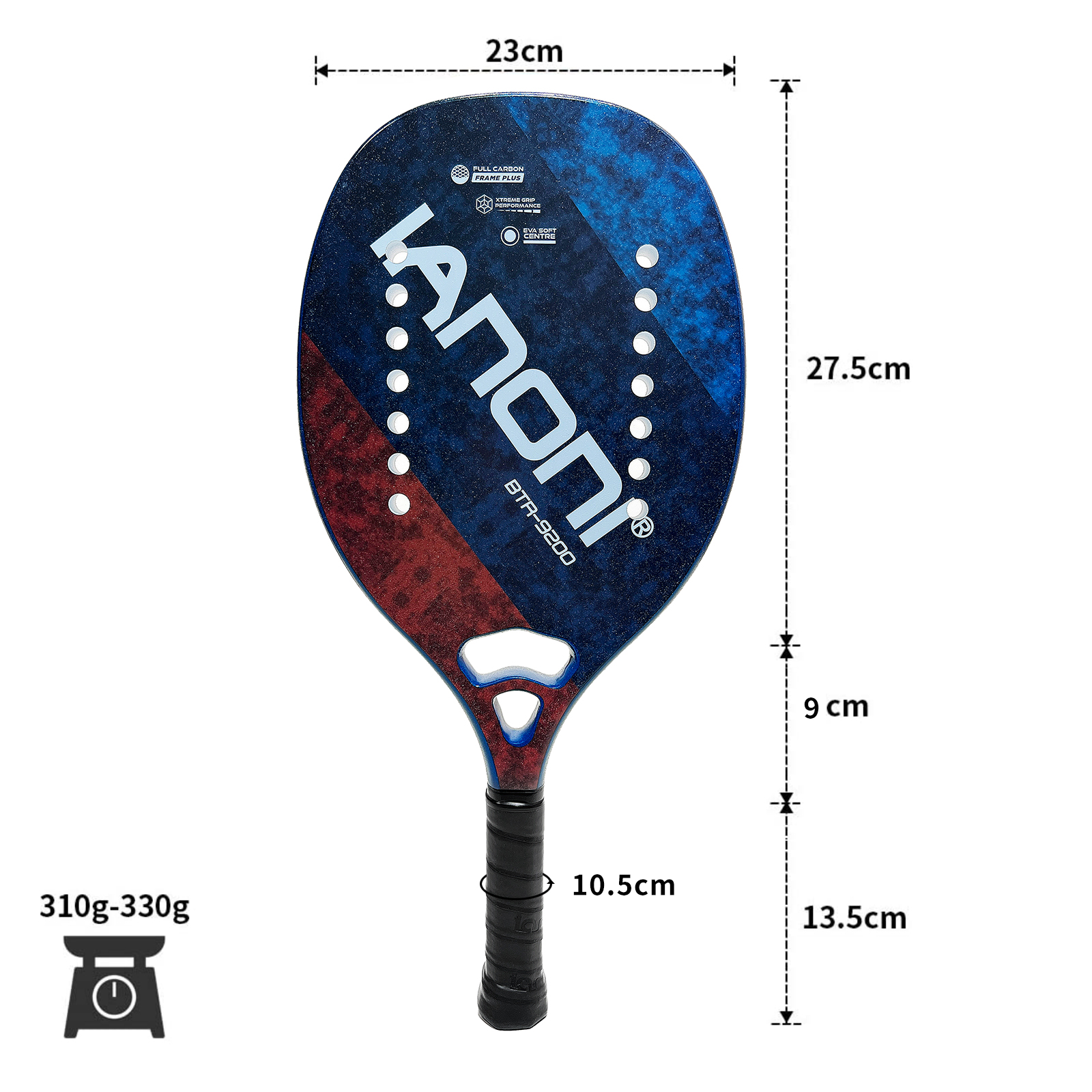 IANONI PR9200 Beach Tennis Racket