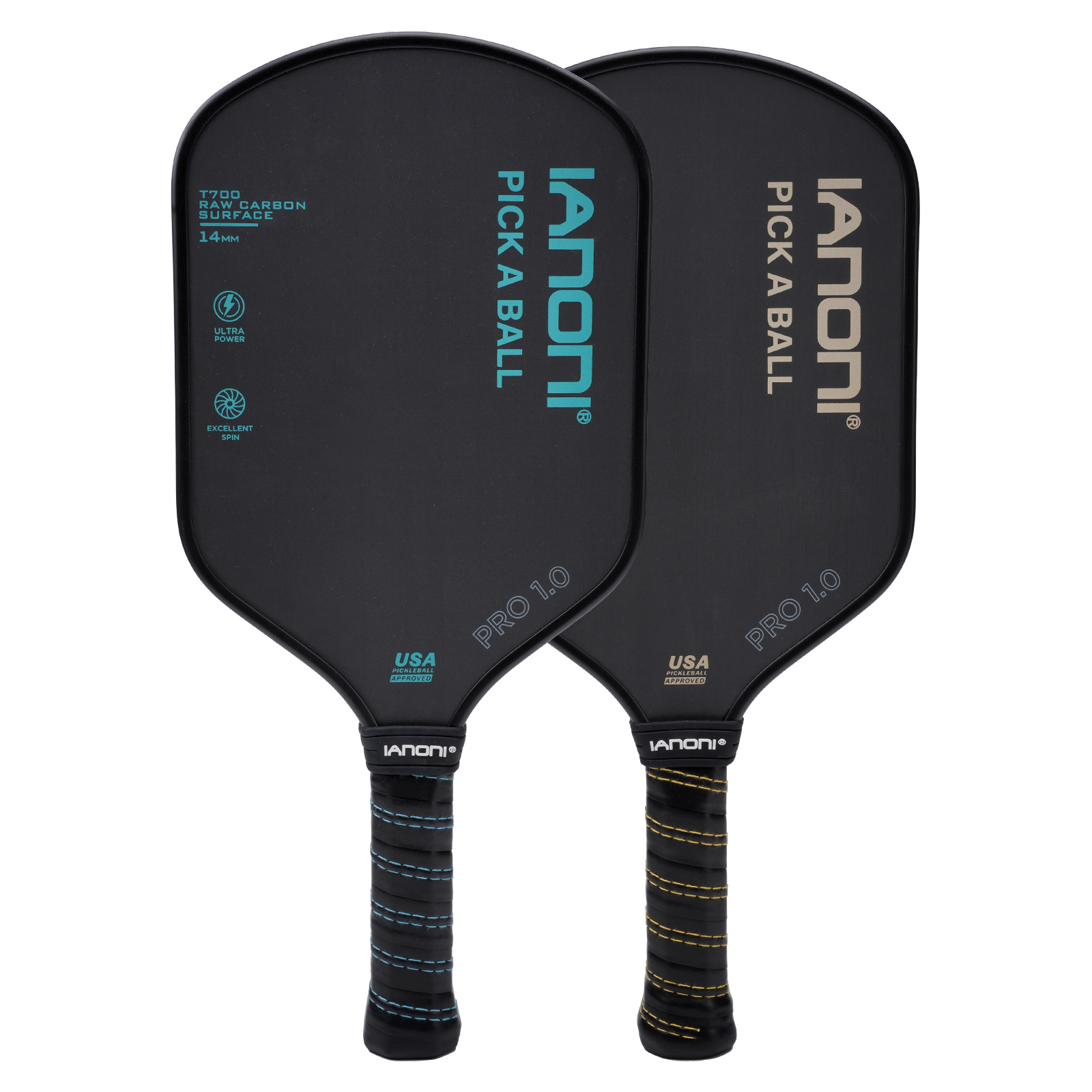 PRO1.0 T700 Raw Carbon PP Honeycomb Pickleball Paddle