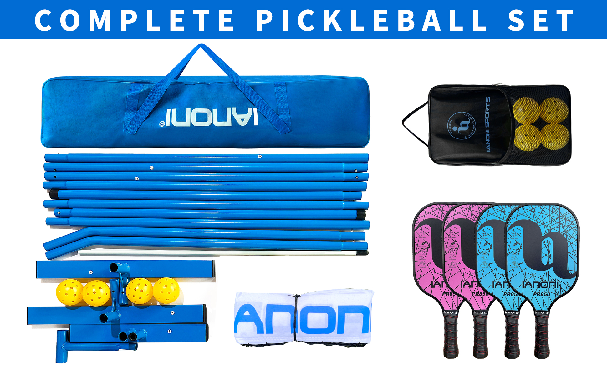 IANONI PN6M Pickleball Net manufacture