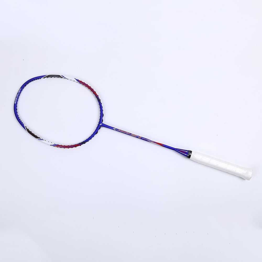 SHOT 8 Blue Carbon Fiber Badminton Racket