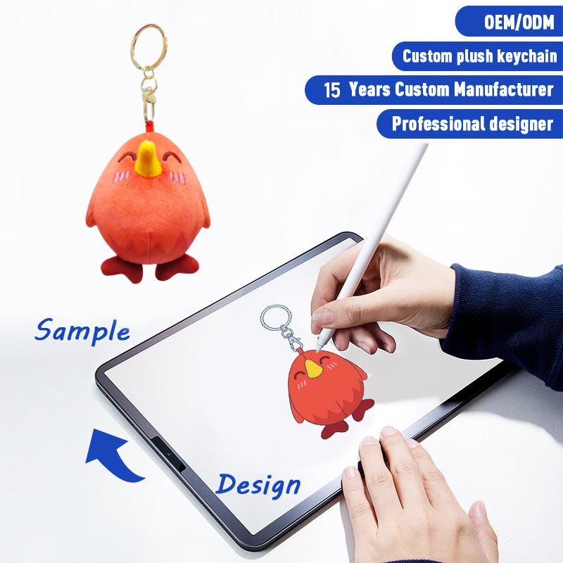 צעצועי פליש מותאמים של סושן עם דמויות קارتון חמודות, דמויות מונפשות ממשחקים וצעצועי פליש מותאמים למקלות מפתח