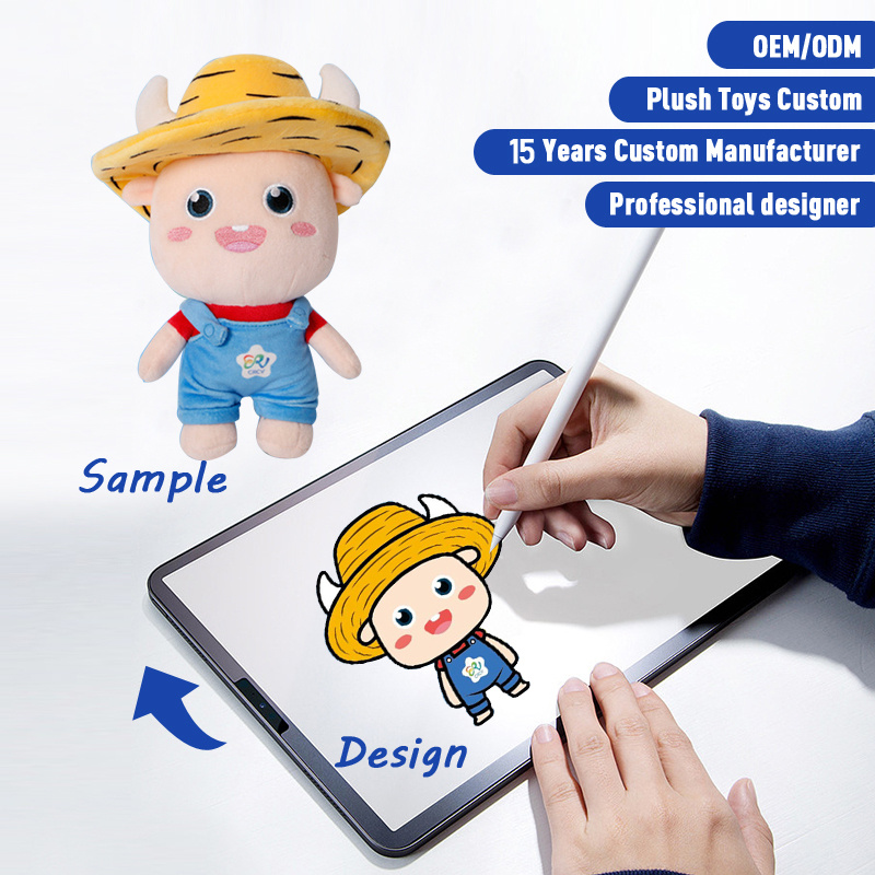 צעצועי פליש מותאמים של SUSHAN, צעצועים רכים ומלאים עם רקמה של הלוגו, ייצור לפי הזמנה (OEM) ועיצוב לפי דרישה (ODM), מתנה לילדים ולזוגות, לקידום מותג