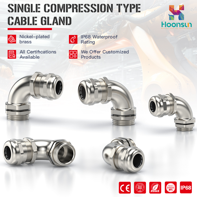 Pravouhlé 90° kabelové šroubenie