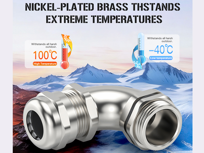 Inġinju fit-Tajjeb: Gland Kabel Metaliku Hoonsun b’90 Grad, Il-għażla affidabbli għall-konnessjoni industriali