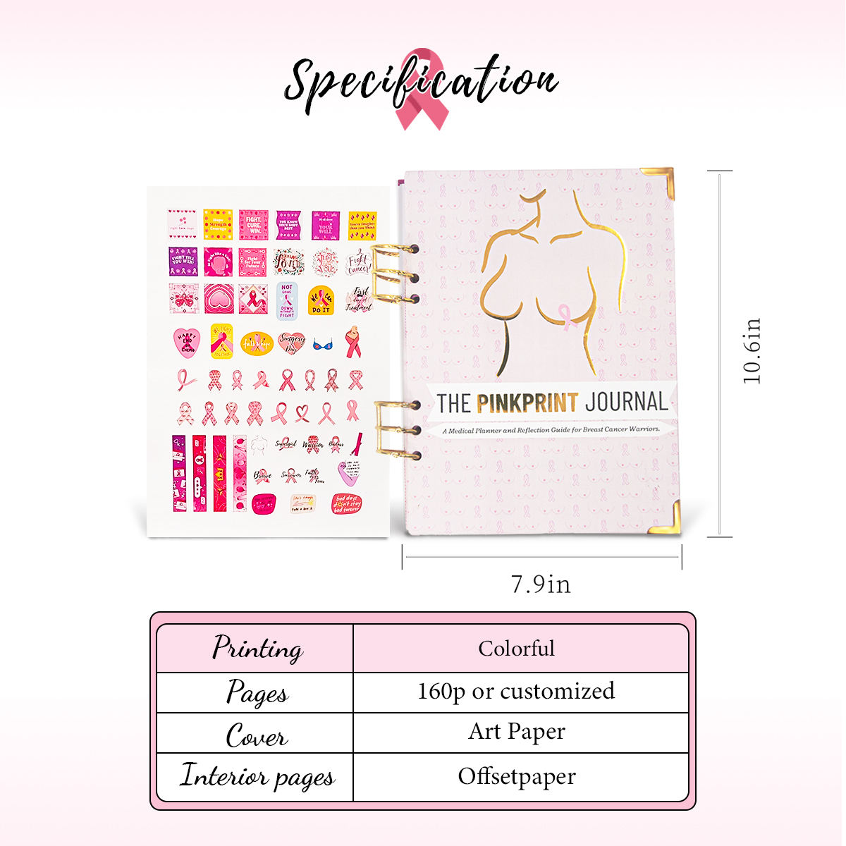 2024 Cuaderno Catalogue Custom transfer printing organizer gold foil spiral Hardcover journal diary Notebook wedding planner supplier