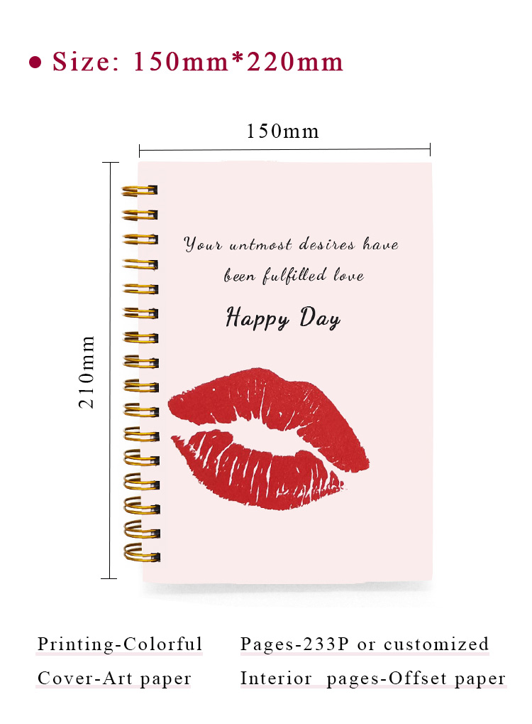 Customize Spiral Planner With Box Personalized Cover Design Options supplier