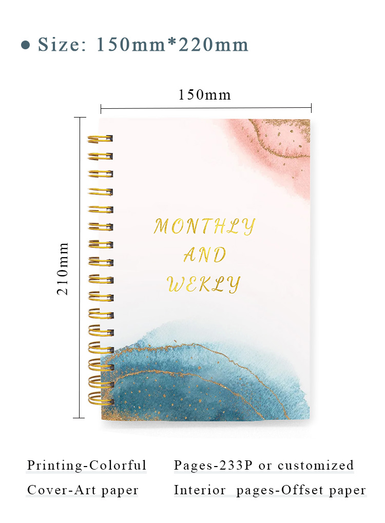 Spiral Notebook With Box  Elegant Spiral-Bound Notebook Set with Protective Box supplier
