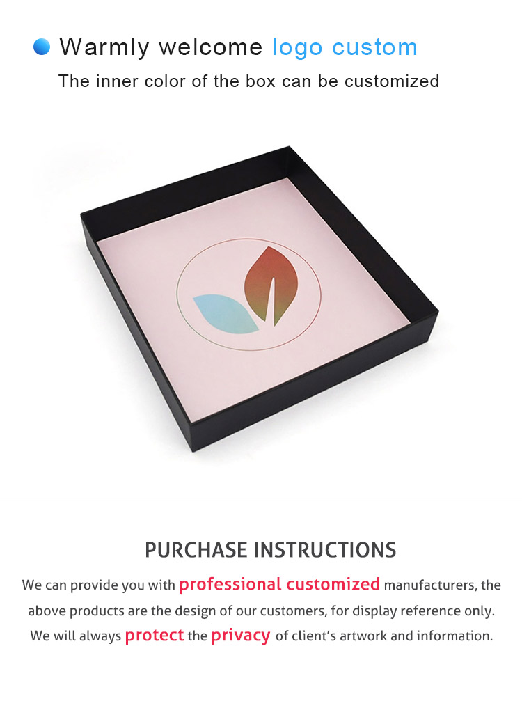 Diy Logo Box Easy to Assemble & Customize, Elegant & Stylish Packaging details