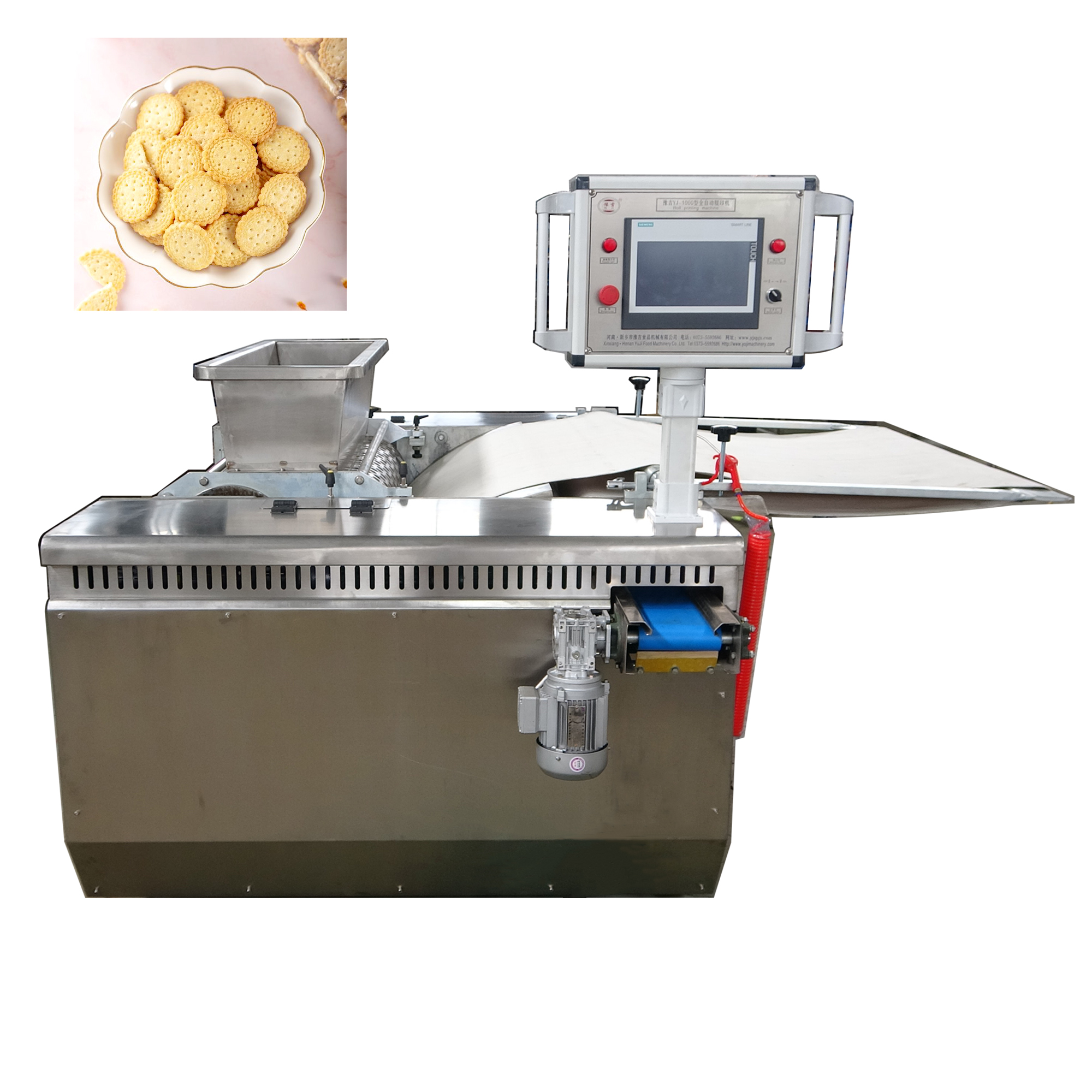 PLC soft biscuit molding machine