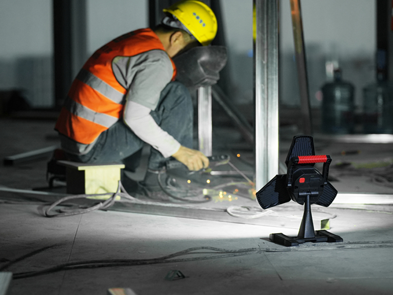 Powerful Rechargeable Flood Light for Job Sites and Outdoor Work –DR-713