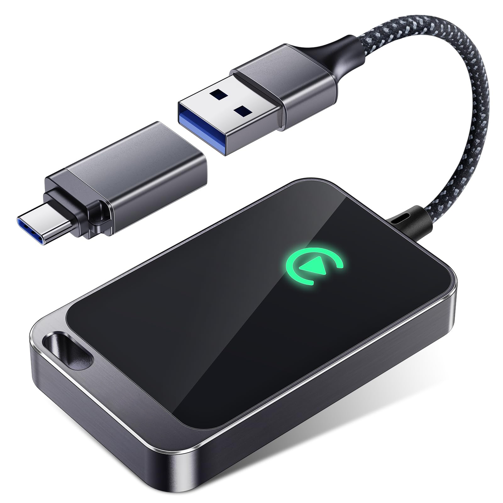 Fuallwin Wireless Dongle Adapter Carplay for Iphone Car Navigation USB Wired to Wireless Car Play Smart Box