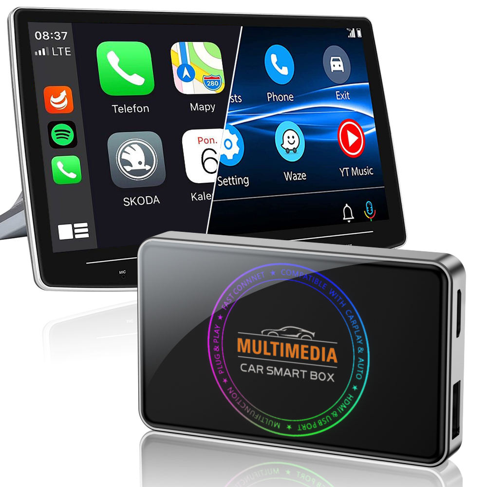OEM ODM Carplay sem fio Box Android Auto caja Carplay adaptador 5g Wifi Wireless Kabelloses Usb Adapter Ai Box Dongle for Netflix Youtube