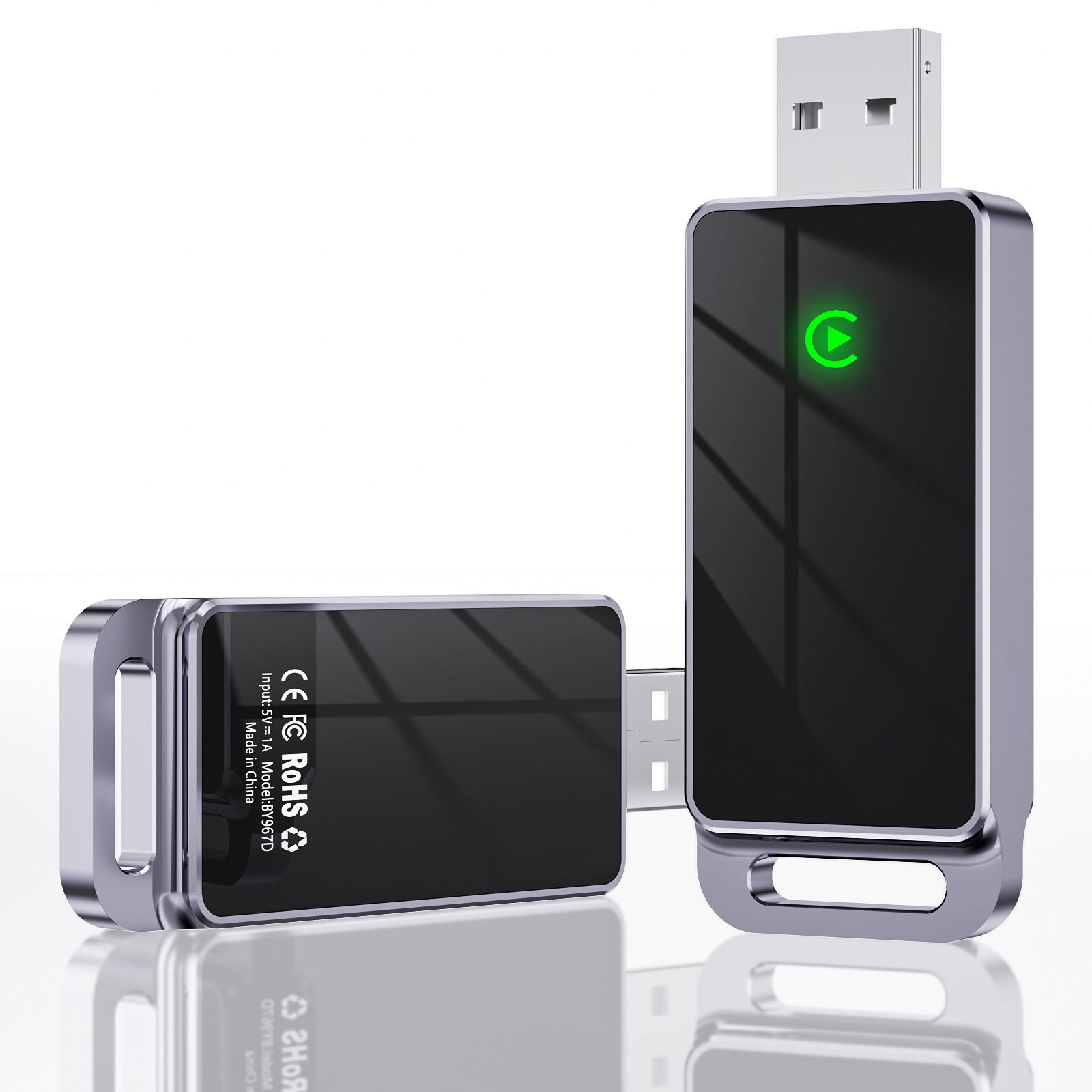 Fuallwin Portable Carro USB Wireless Carplay Dongle Adaptador Universal Drahtloser Carplay Adapter 