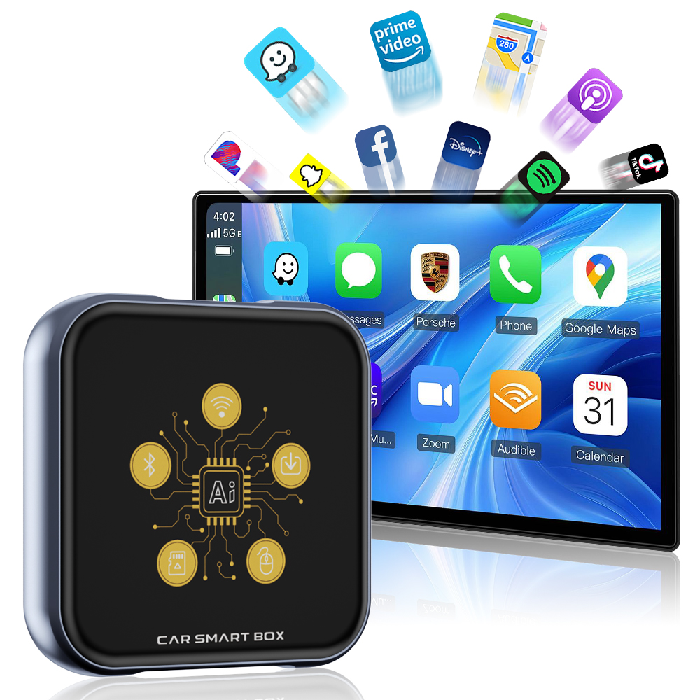 Fuallwin carro 3 in 1 Wireless caja carplay ai Ai Box 1GB+8GB 2GB+16GB 2GB+32GB draadloze Car Play Android 11 Adapter adattatore for apple iphone