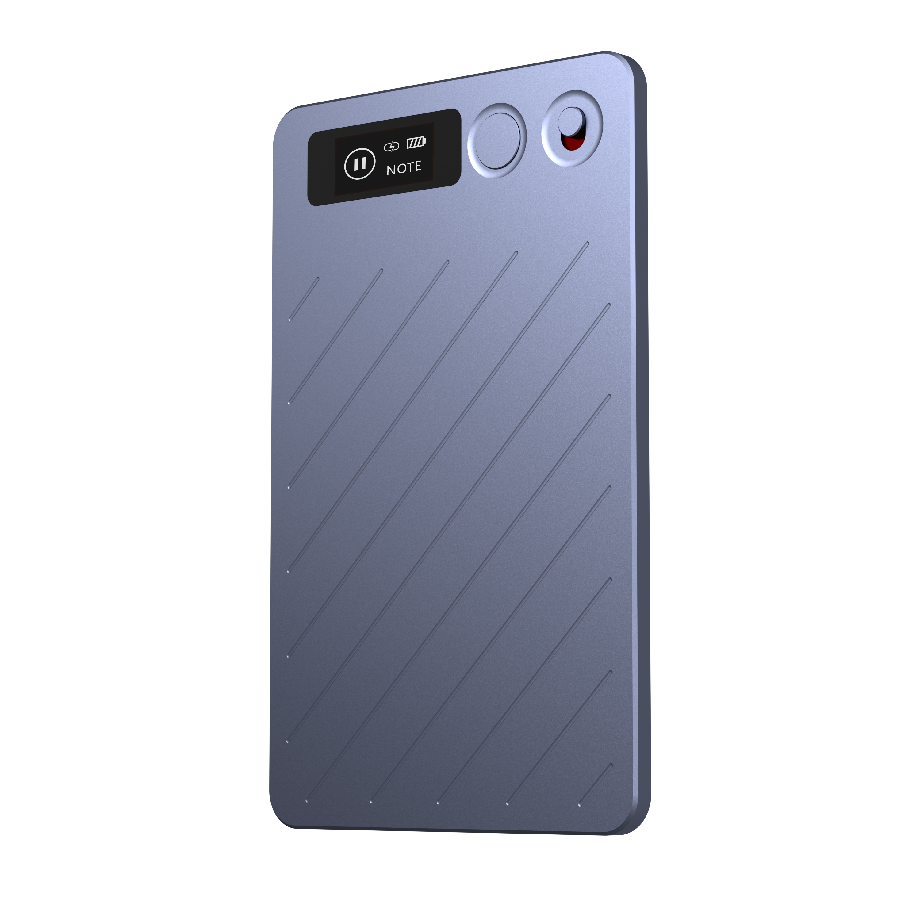 Custodia per registratore vocale Fuallwin Note, supporto per 118 lingue, memoria da 64 GB, registratore audio AI per lezioni, riunioni e chiamate