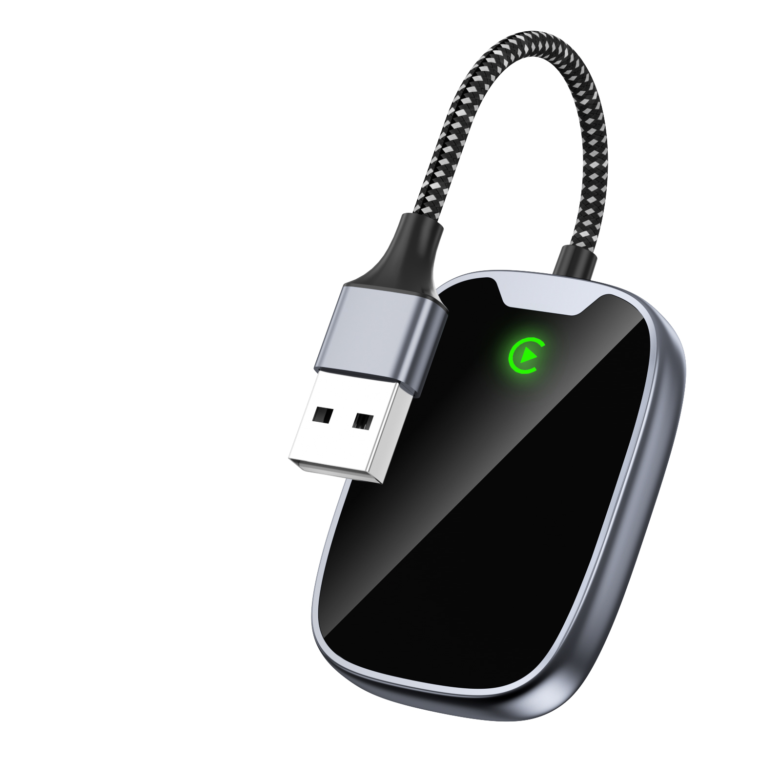 Fuallwin Car Wired Wireless Kabelloses Car Play Dongle Adaptador Android Auto Coche Carplay Adapter for Car Navigation