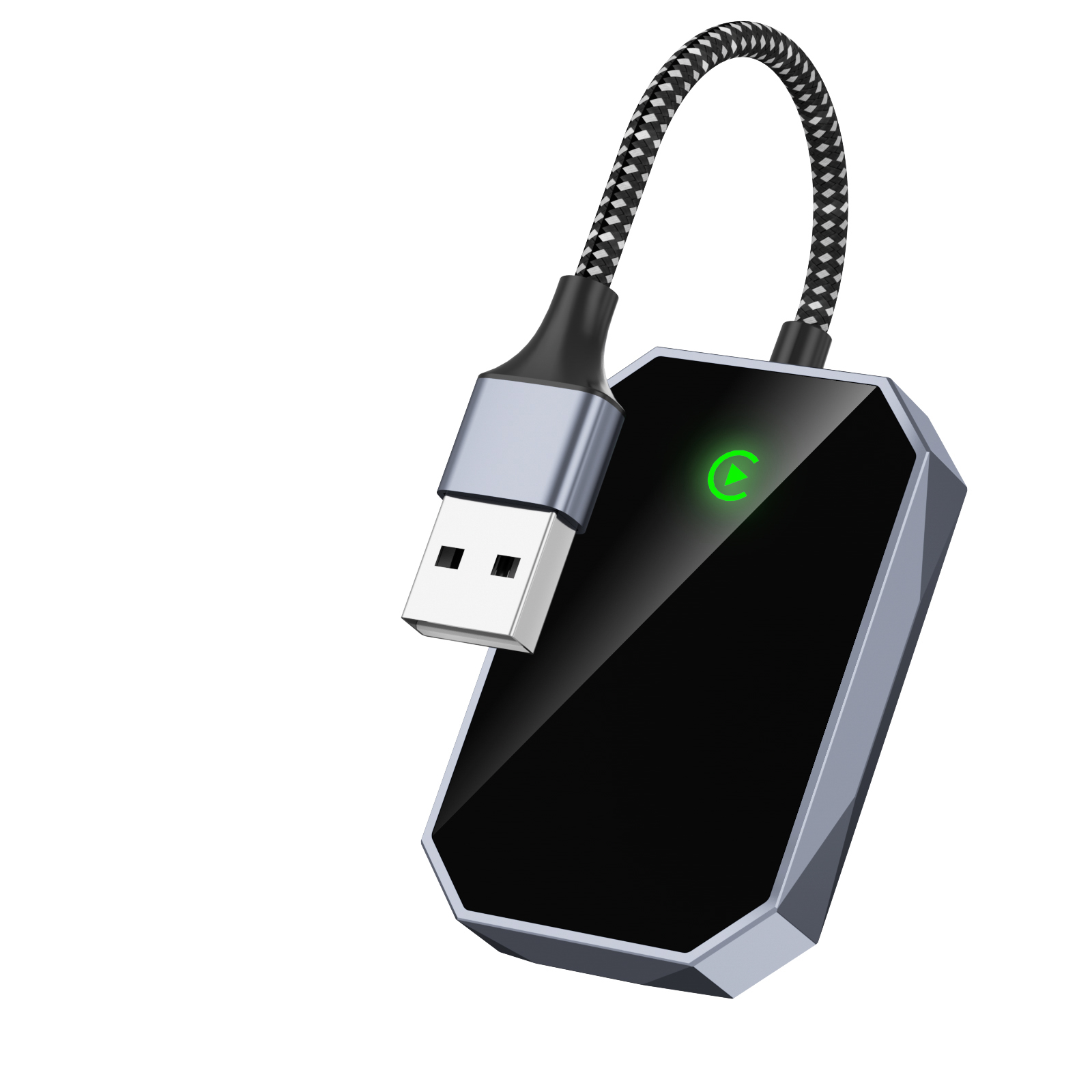 Fuallwin 5.8Ghz Fast WiFi Connection No Latency Adaptador Car Play Wireless Adapter USB Converts Wired Car Carplay Dongle