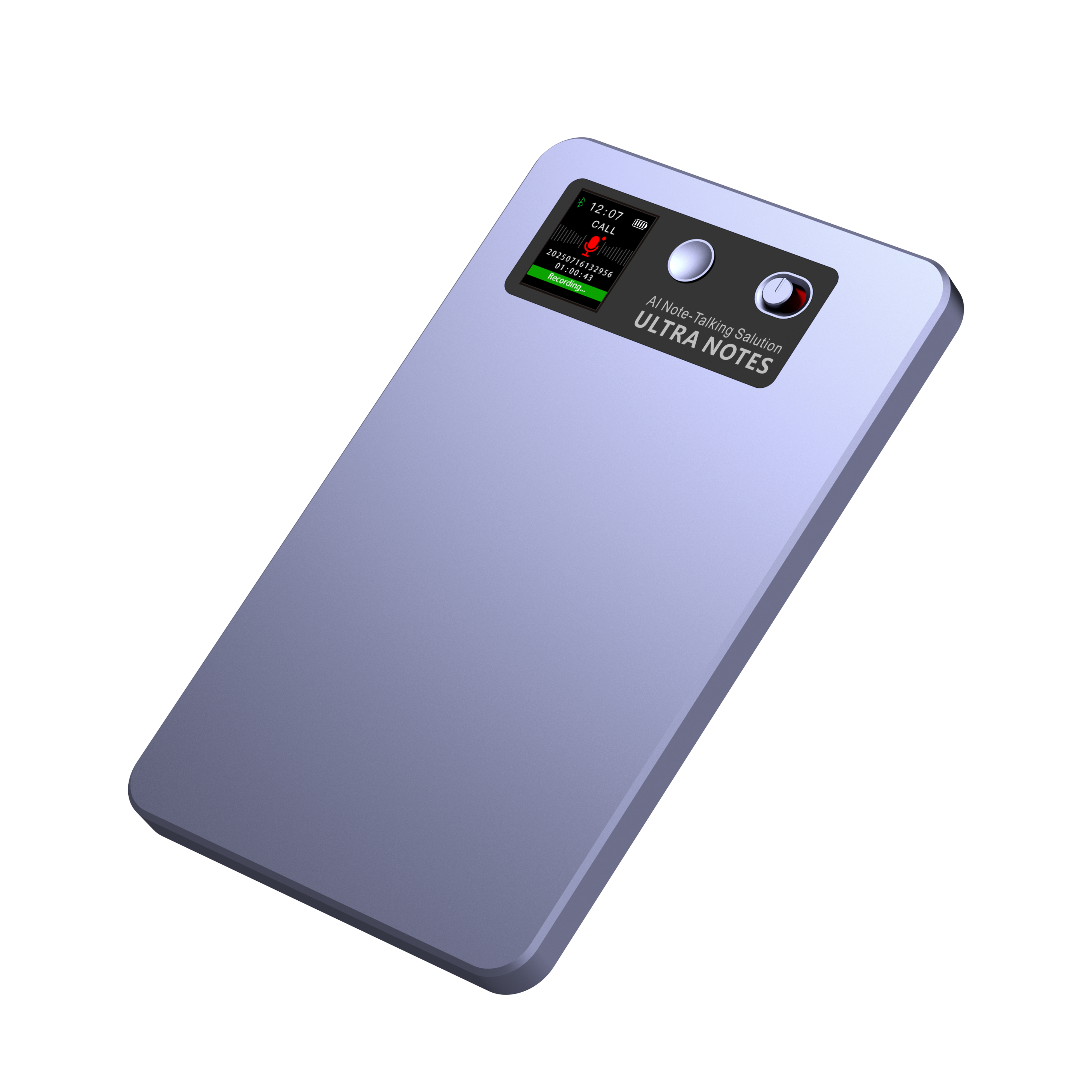 Registratore vocale AI ChatGPT con trascrizione e traduzione in tempo reale in 152 lingue, funzione di sintesi, design magnetico, schermo LCD a colori ultra sottile da 3,75 mm, riduzione avanzata del rumore, capacità da 64 GB
