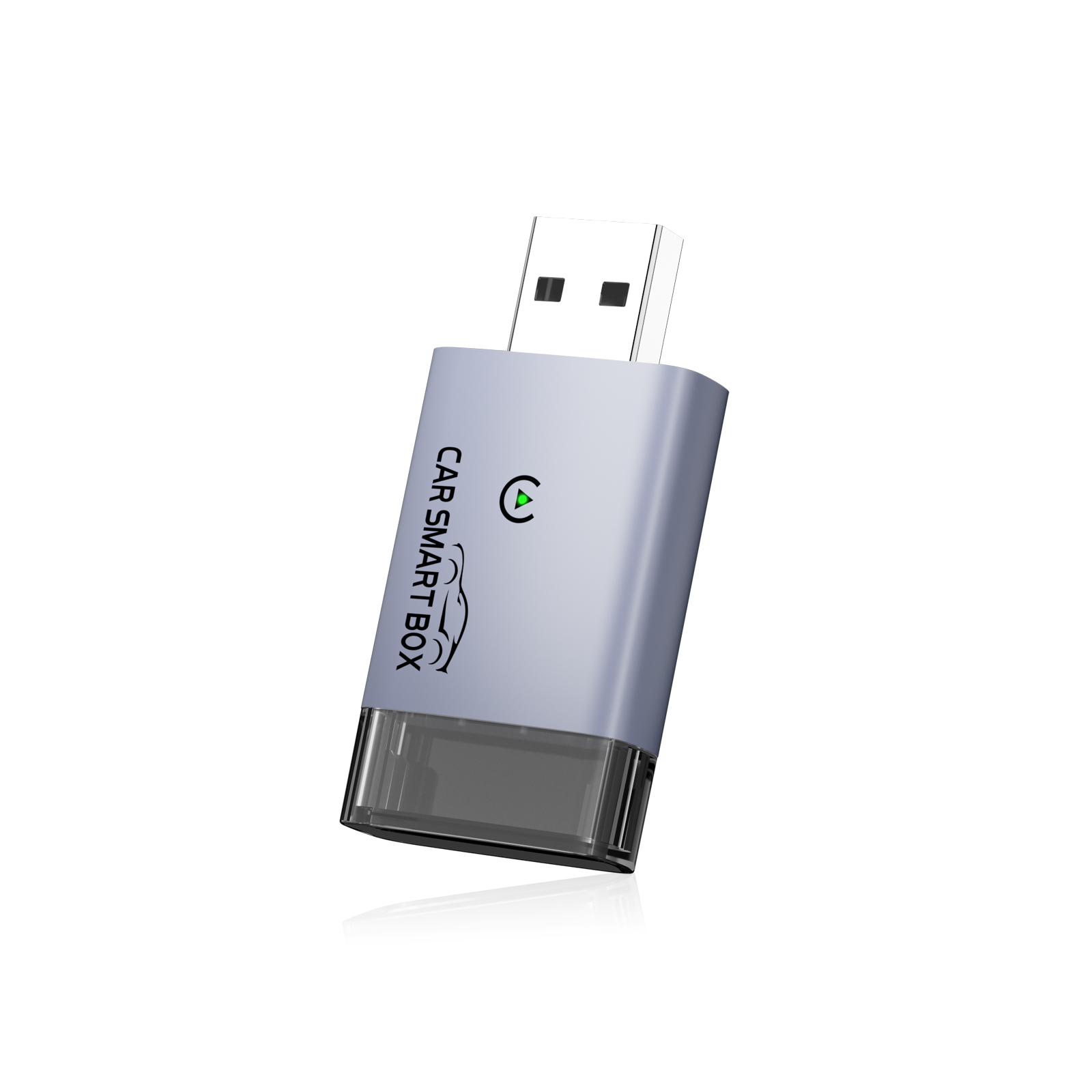 Fuallwin Wireless USB Adaptador Carplay Dongle Carro Mini Wireless Drahtloser Car Play Adapter Dongle Box for Cars