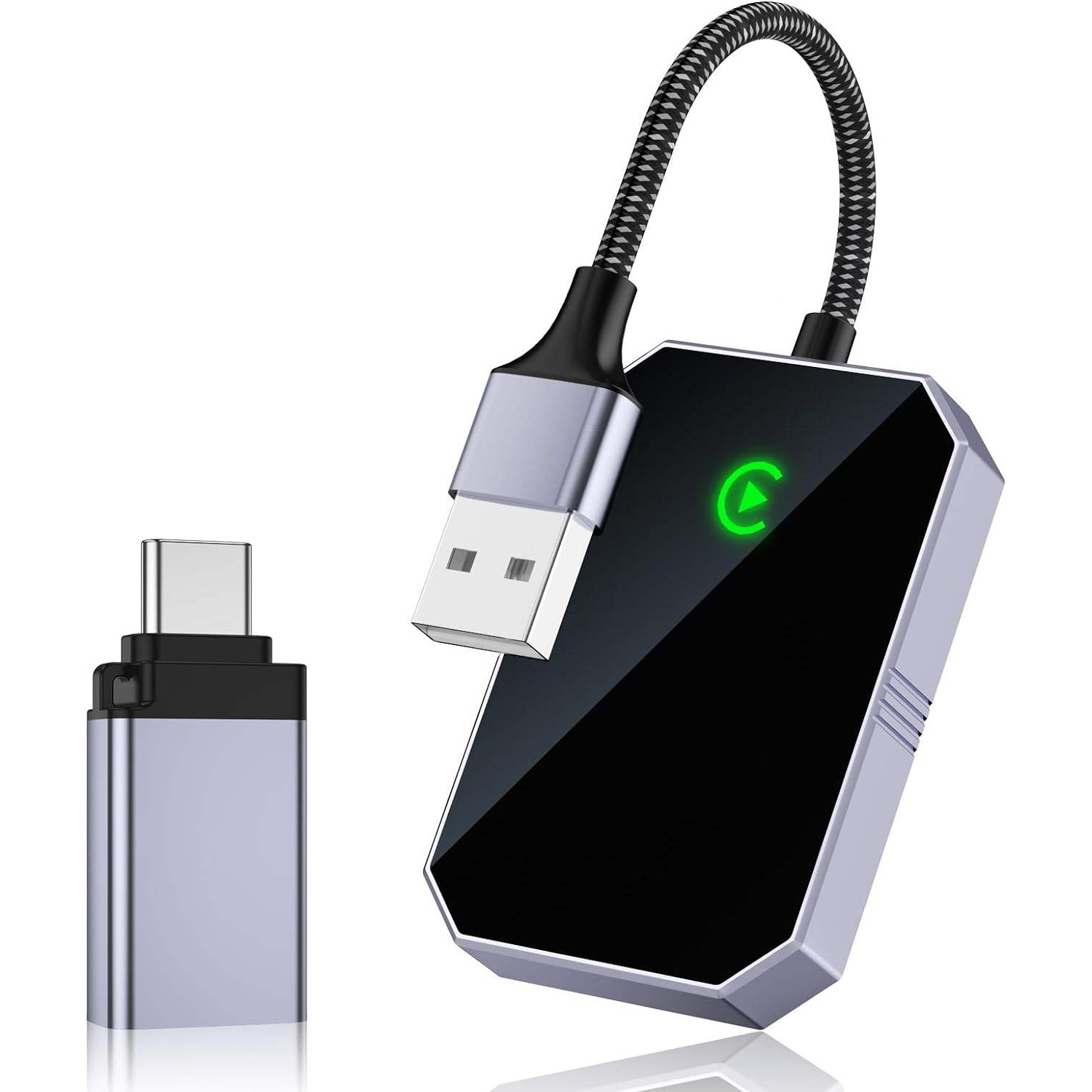 OEM ODM Usb Draadloze Wireless Carplay Adapter Kabelloses Dongle for Iphone Smart Box Car Play Mercedes Mazda