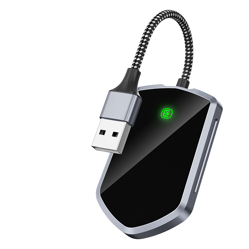 Fuallwin Wired Car Play Wireless Usb Adapter Dongle Fast Stable Adaptador Carro Wireless Carplay Adapter 