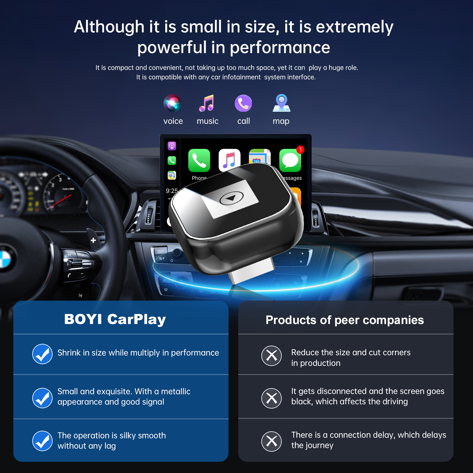 কারপ্লে বক্স AI-এর সাথে গাড়ি প্রযুক্তির ভবিষ্যত অভিজ্ঞতা করুন।