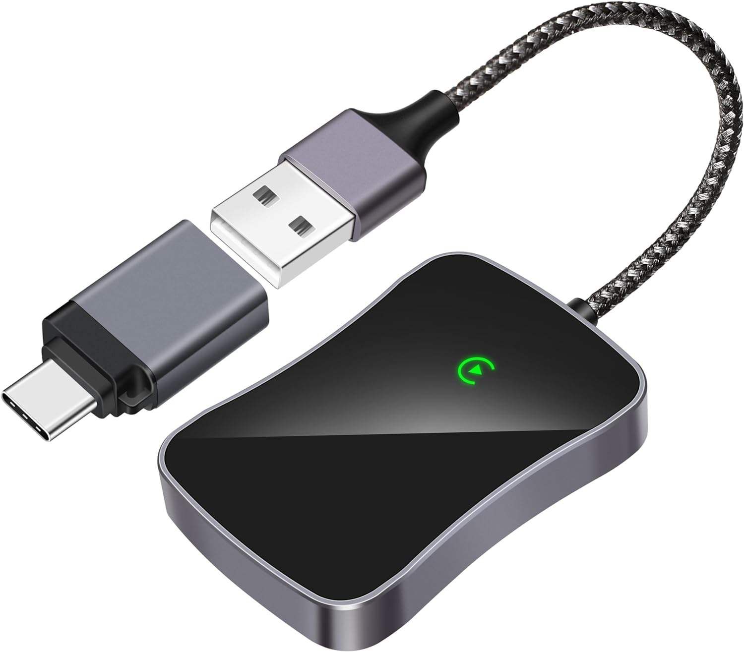 OEM ODM Universal draadloze Car Play Dongle Adaptor Drahtloser WIFI USB Wireless Carplay Android Auto Interface Adapter for W205 apple Carplay