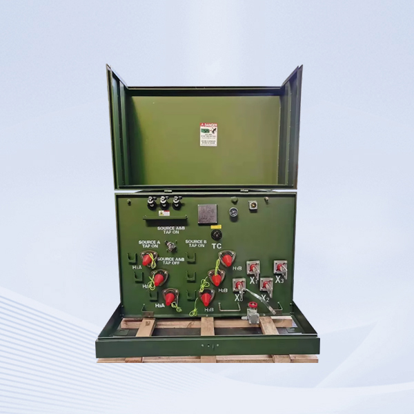 Single phase pad mounted transformer