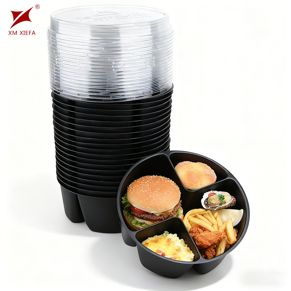 Dụng cụ đựng thực phẩm PP bền với nắp PET trong suốt – Giải pháp đóng gói mang đi, cung cấp trực tiếp từ nhà máy, có thể tùy chỉnh