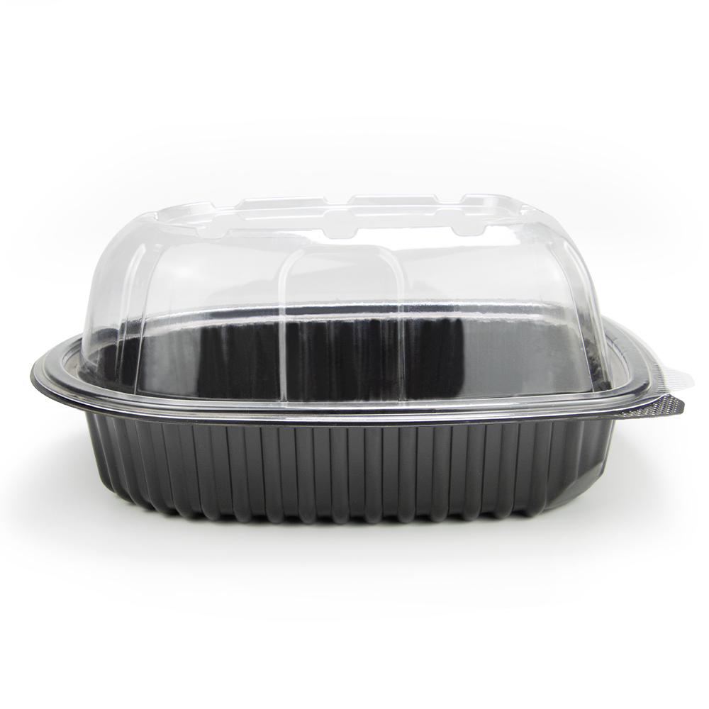 Disposable takeaway PP turkey box with PET transparent Lid
