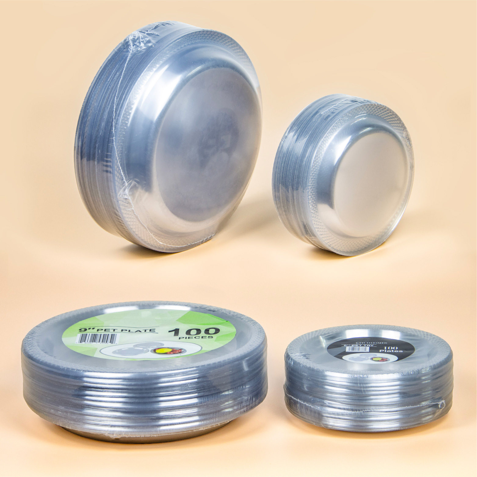 Aangepaste groothandel PET/RPET ronde transparante borden