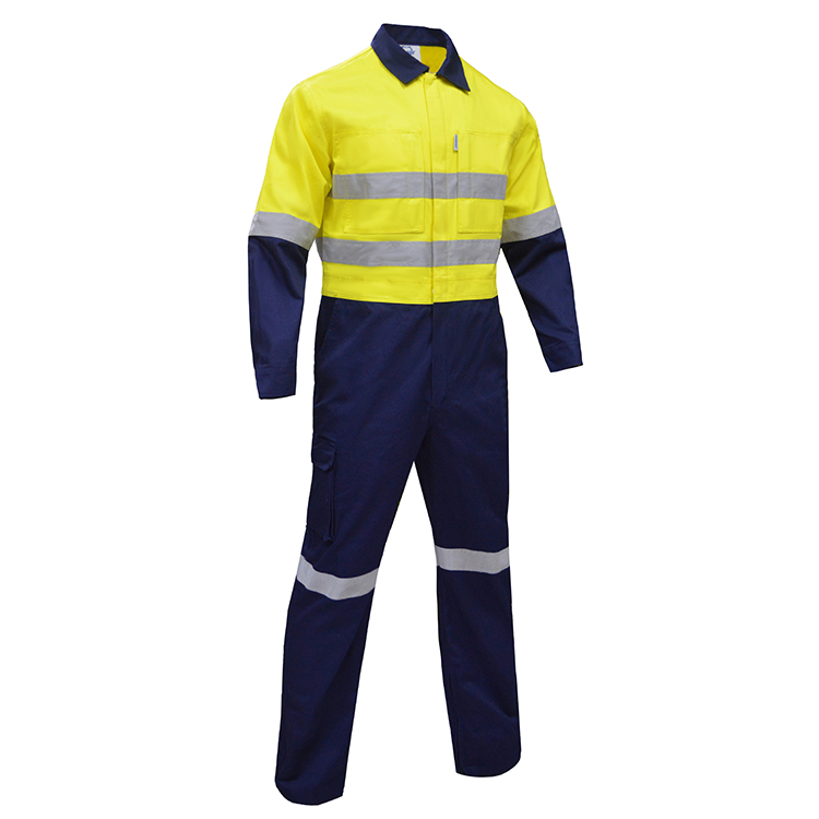 کارخانہ تیار رنگ ASNZS 4602 1906 کام کا کپڑا چمکدار کپڑو میش کتन ریفرکٹوری کام اوورالز