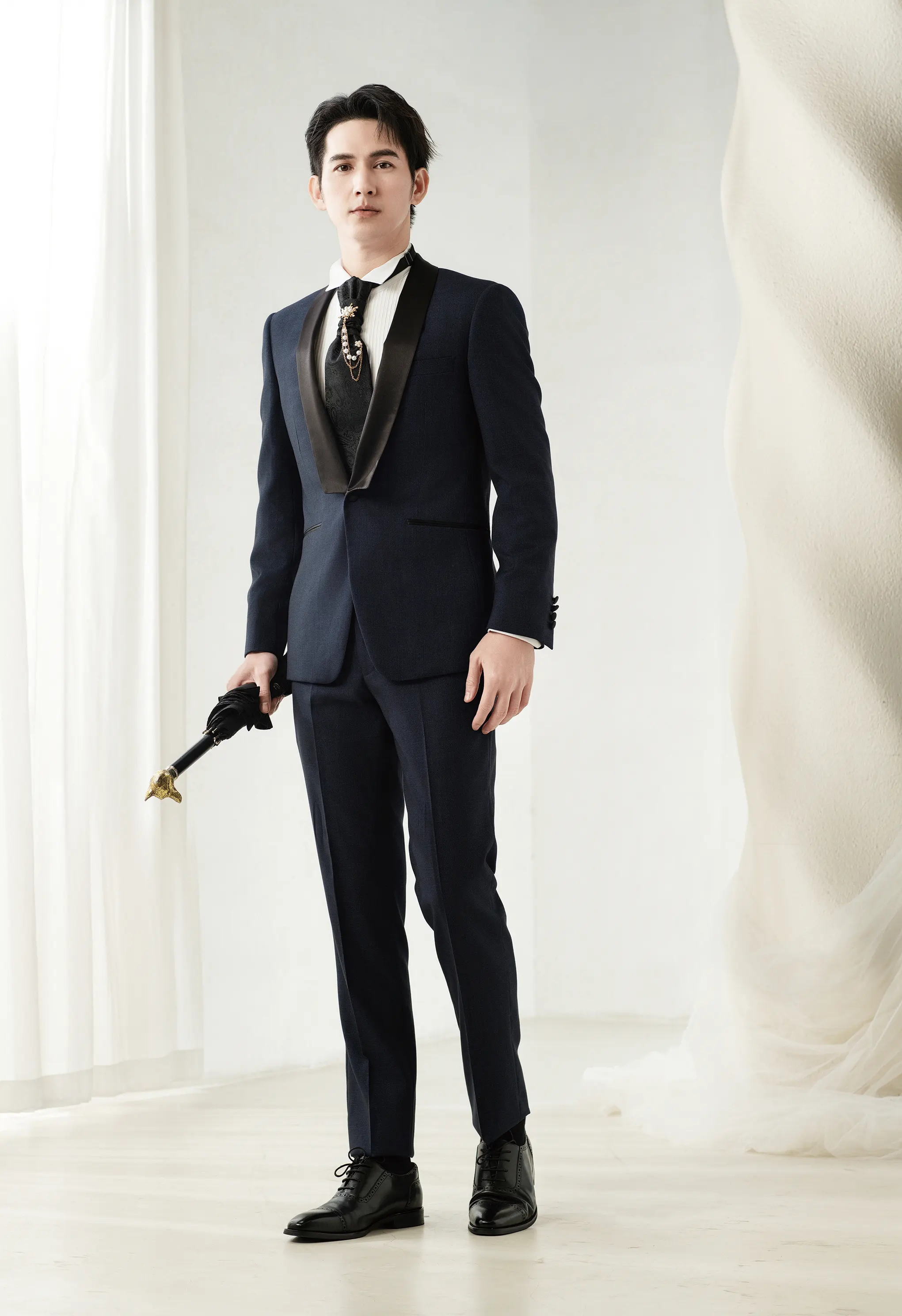 2025 Tuxedo Dark Gray Suit 6879