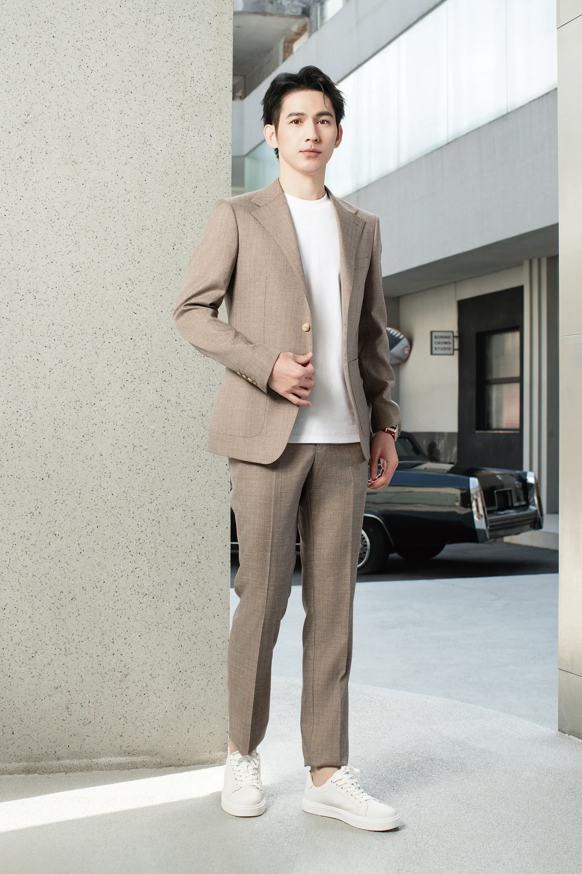 2025 Tuxedo Khaki Suit  6759