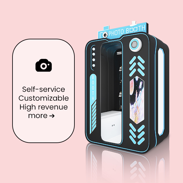 PDL Photo Booth Kiosk Machine 21.5 Inch Touch Screen Self Service Selfie Buy Photo Booth Machine