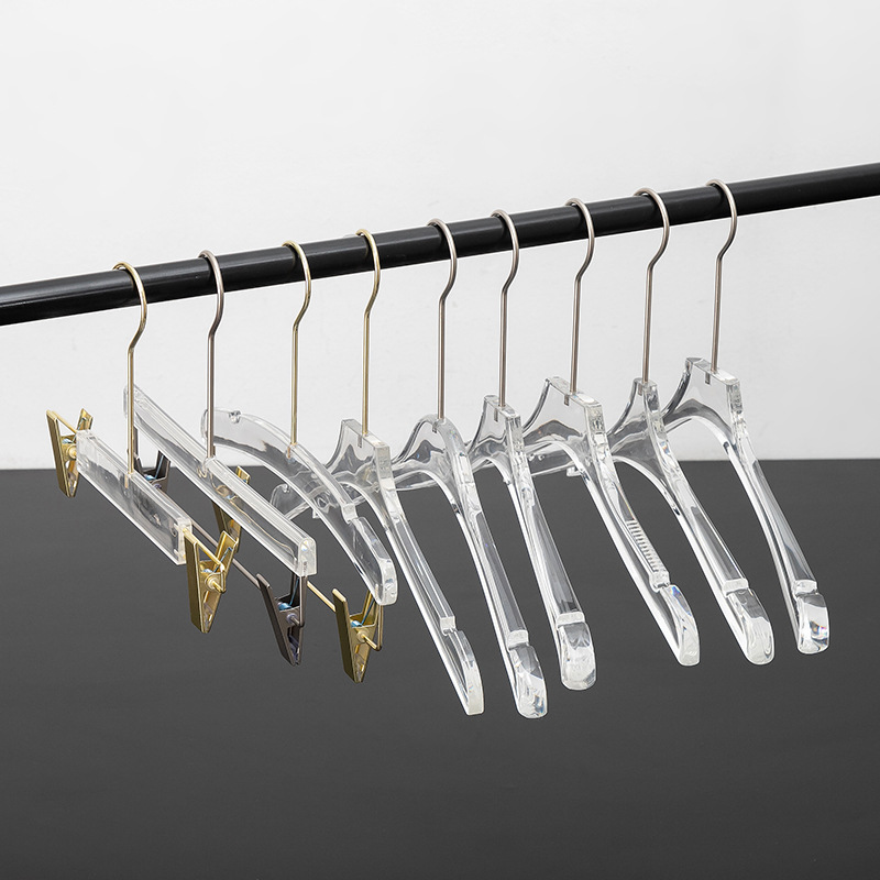 Acrylic custom plastic clothes hanger