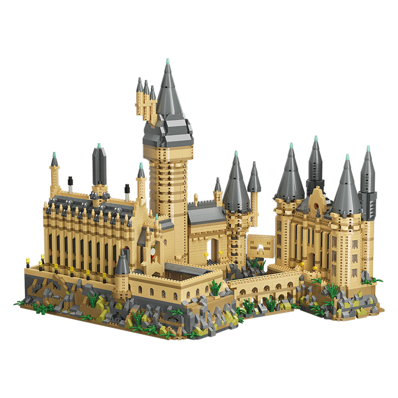 CAYI ซีรีส์ภาพยนตร์ อนุภาคขนาดเล็ก DIY Moc Brick การโปรโมตโต๊ะ เด็กทำปราสาท บล็อกก้อนสร้างของเล่น เด็ก