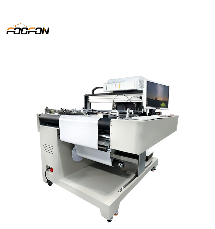 Foofon High Quality Automatic Label Printer Machine New Design Digital Printer Single Pass Roll To Roll Printer