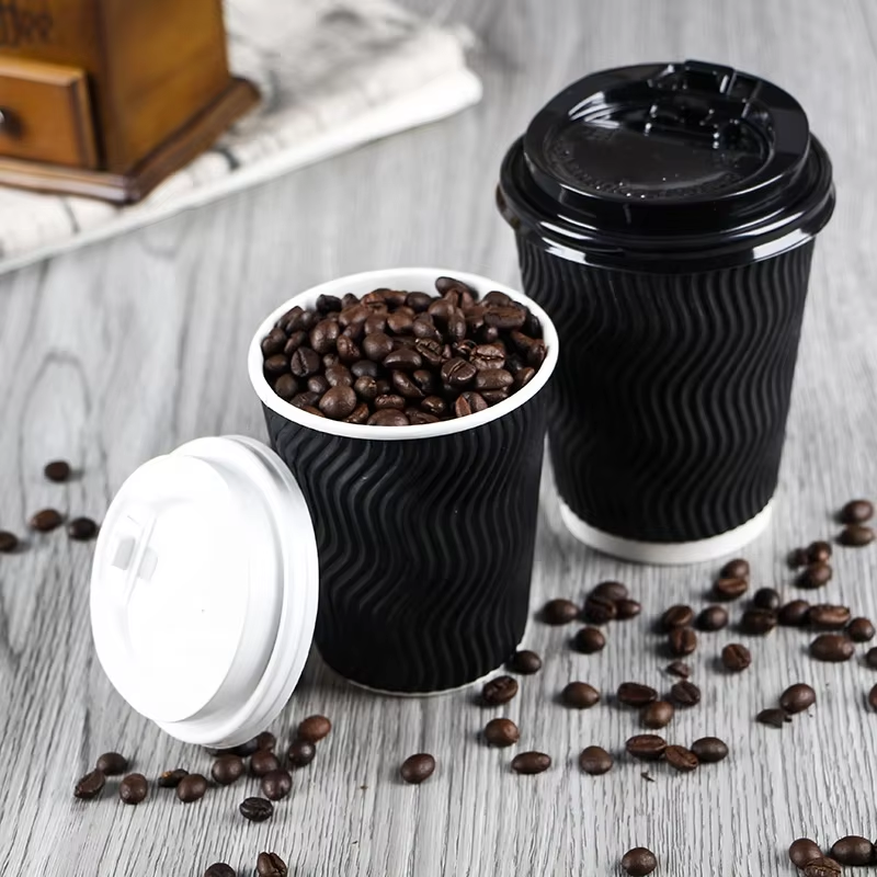 Ripple Wall Paper Cups: Insulated and Trendy