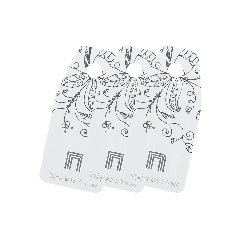 תג בגדים RFID HF UHF תגית תליית תגית rfid נייר תגיות לניהול בגדים