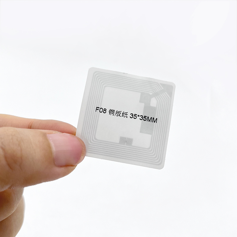 NFC wet inlay 35*35mm Wholesale 13.56MHz Blank RFID Labels Nfc Sticker Label Tag Square Shape NFC RFID Tag for Sale