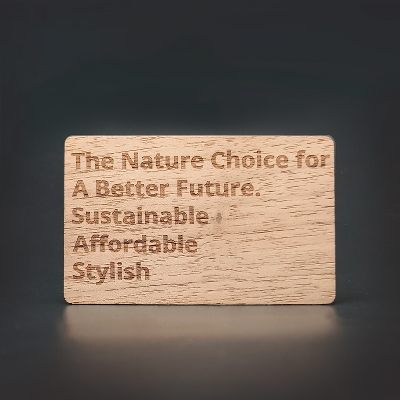 ການເຂົ້າຖືກຕ້ອງ 13.56Mhz RFID 100% ຕື້ rfid wooden hotel key card
