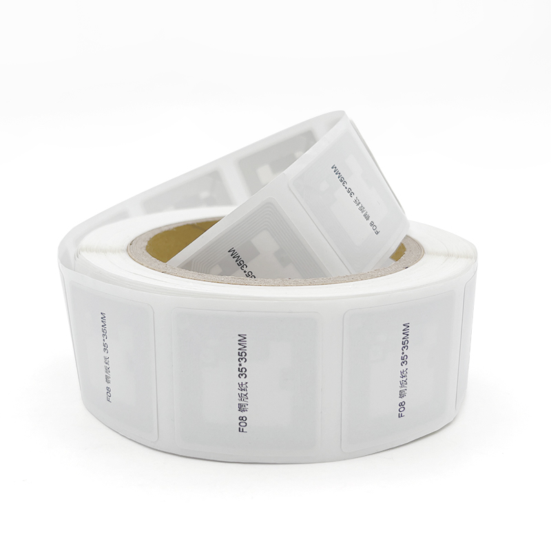 NFC wet inlay 35*35mm Wholesale 13.56MHz Blank RFID Labels Nfc Sticker Label Tag Square Shape NFC RFID Tag for Sale